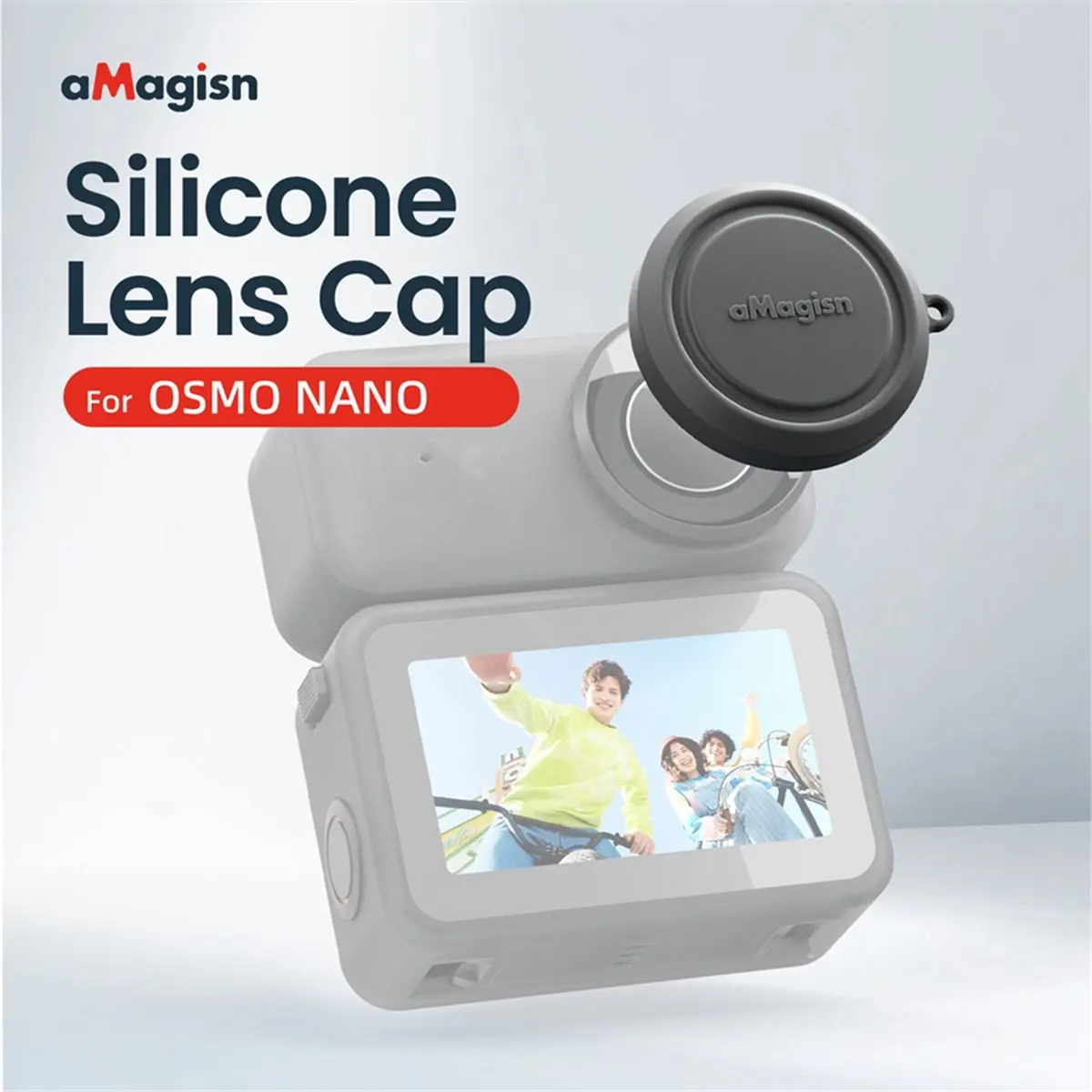 N94R AMAGISN Protective Cover for DJI Osmo Nano Lens Cap Cover Silicone Case Protector Accessories