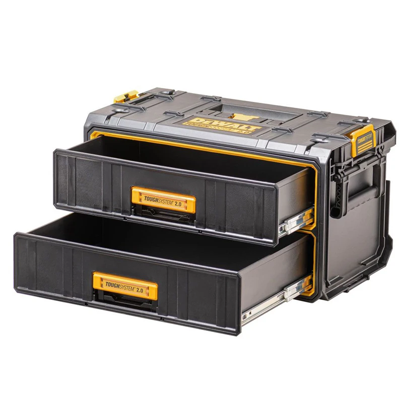 DEWALT DWST83529-1 TOUGHSYSTEM 2.0 Ball Bearing Drawer Sliders Module Unit Multifunctional Storage Tool Box With 2X Drawers