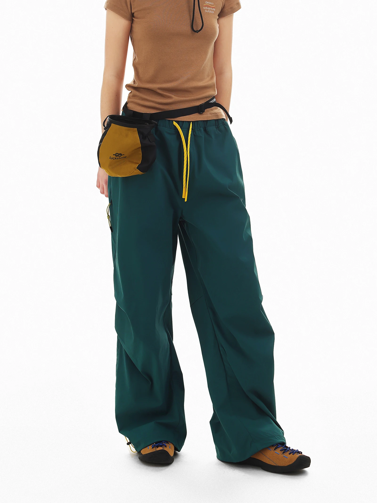 DSU Urban Outdoor Style Waterproof Casual Hiking Trousers Paratrooper Workwear Pants Three-Proof Loose Long Trousers