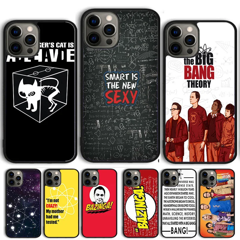 BAZINGA BIG BANG THEORY Phone Case Cover For iPhone 16 15 14 13 12 Pro Max mini 11 Pro Max XS XR Plus Coque Shell