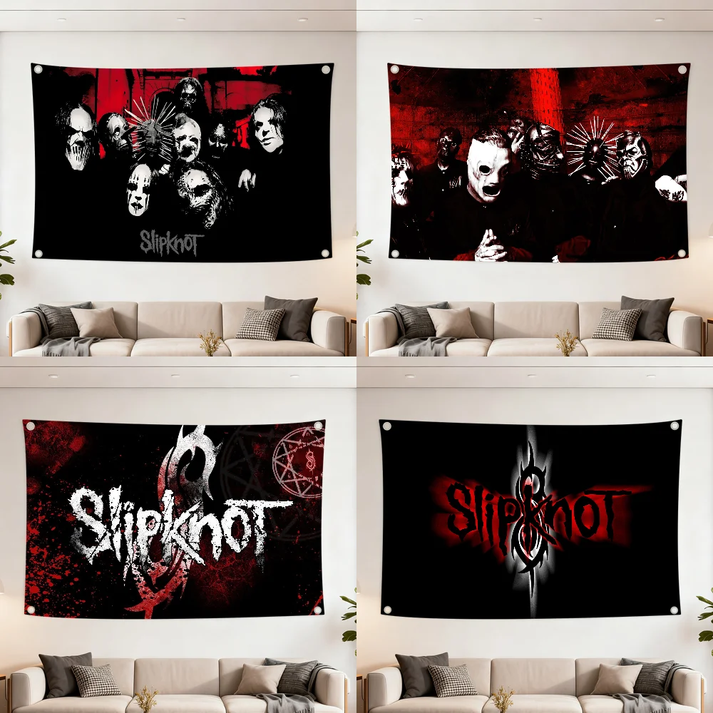 Band S-Slipknot Iowa flag Decoration Outdoor Picnic Party Art Hanging Home Camping Party Banner Best sellers