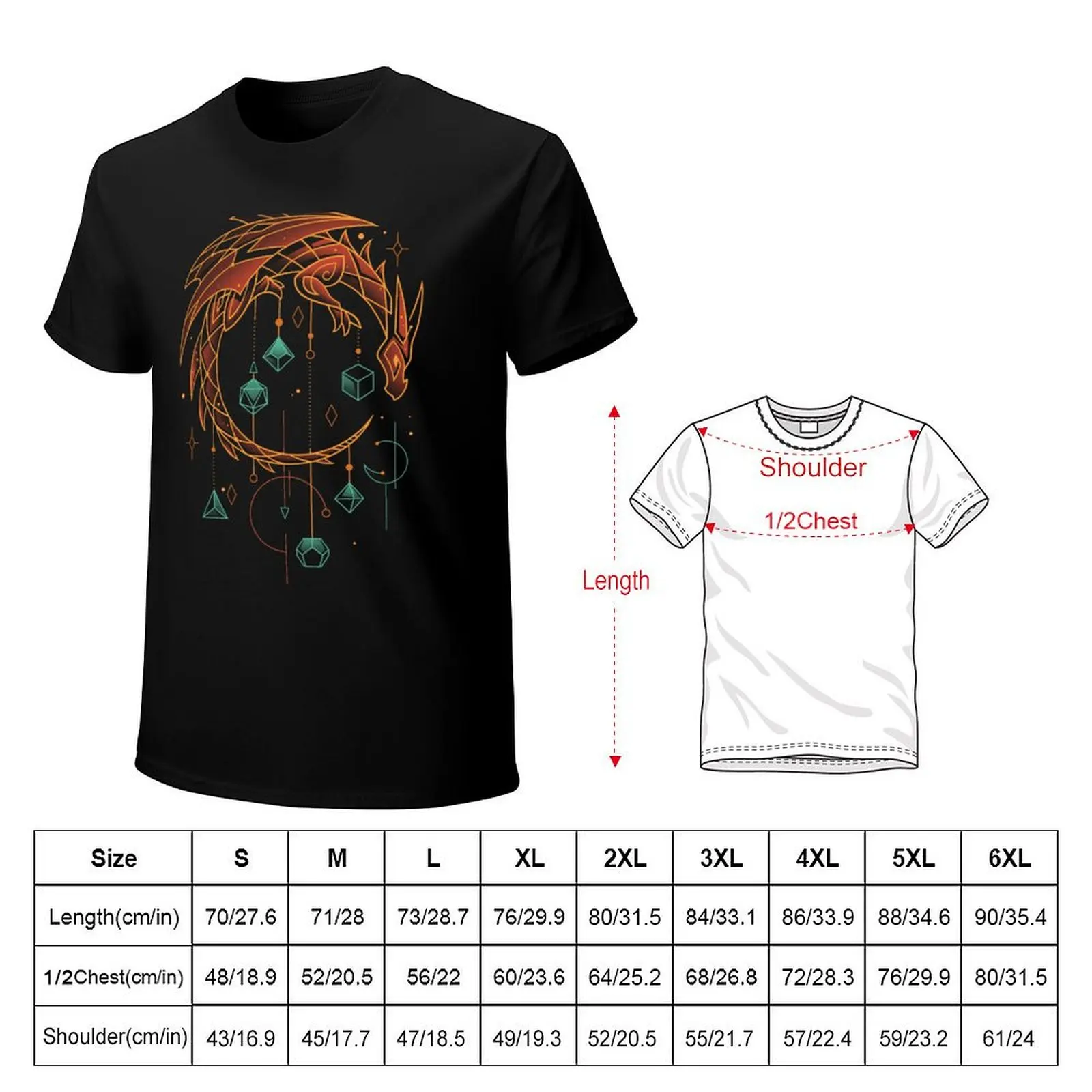 Draconic Dice keeper - Roleplayer Gamer T-Shirt Utility Casual Work T-Shirt
