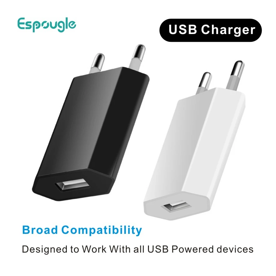 

1A USA AC Home USB Wall Charger Charger Adapter Single USB Port Quick Charger Socket Cube for Apple IPhone 4s 5 6 11 12 13