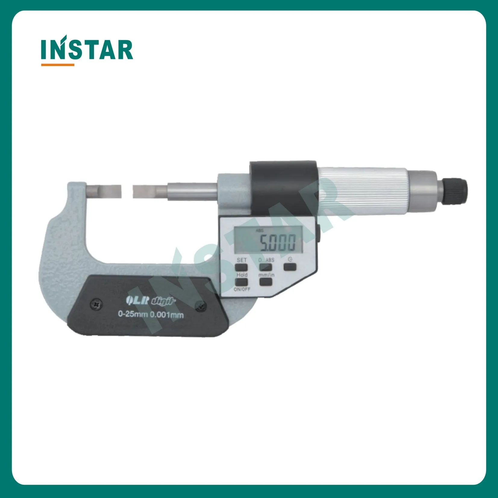 IP54 Digital Blade Micrometer 0-25mm 0.001mm Industrial Quality DIN Outside Micrometer 25-50mm 50-75mm 75-100mm