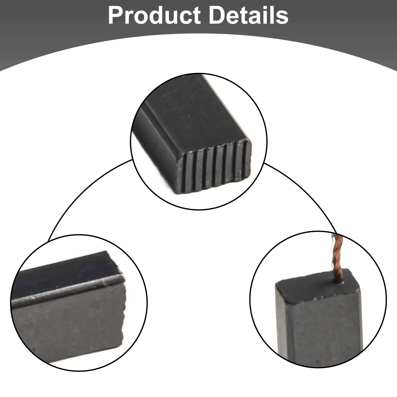 Sleek Design Replacement Carbon Brushes Model 1619P11715 to Upgrade Your For Angled Grinding Experience (GSC7516 WGS8125)