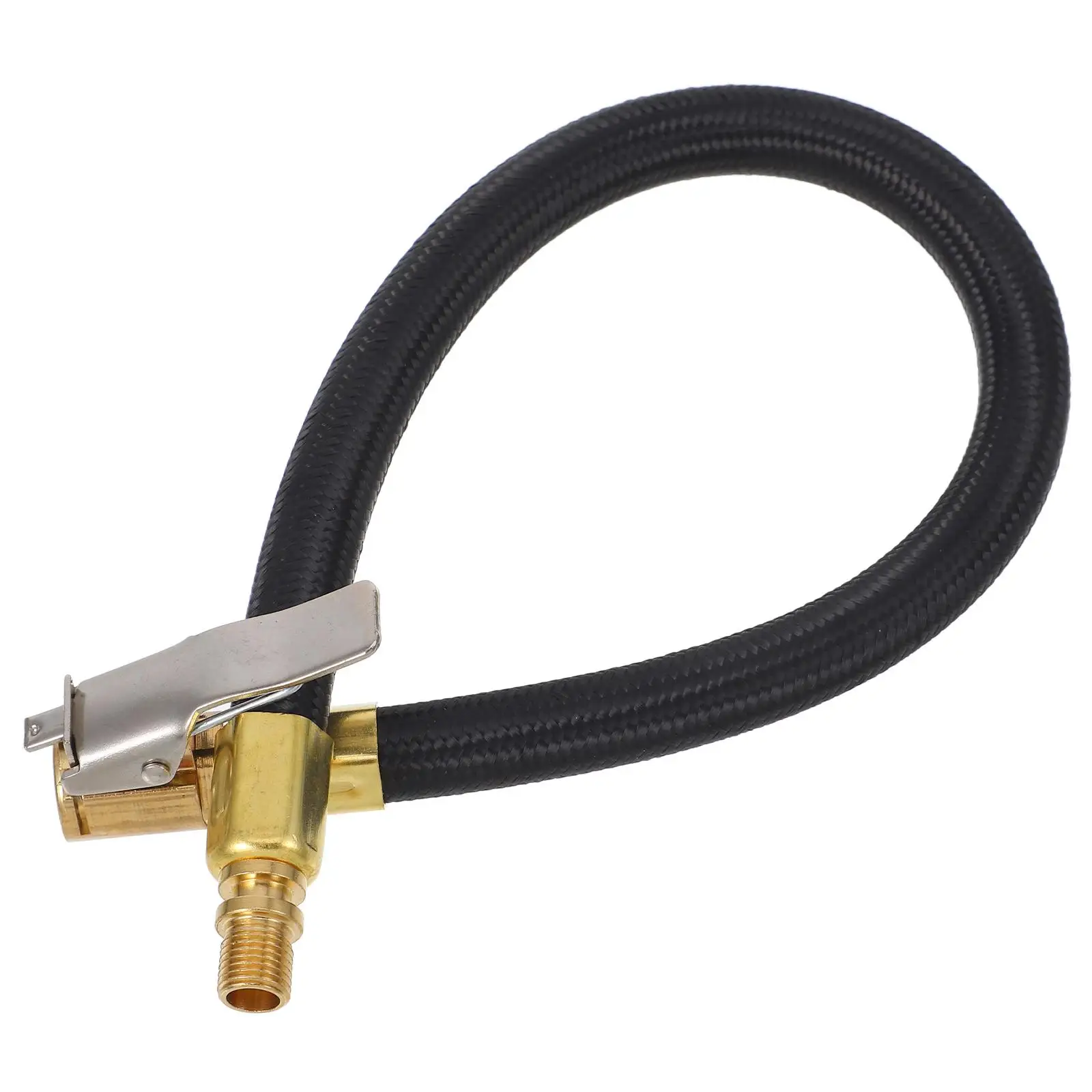 

Inflator Extension Hose Air Pump Accessories Quick Fitting Nozzle Rubber Cord Tire Valve Extension Stable Performance