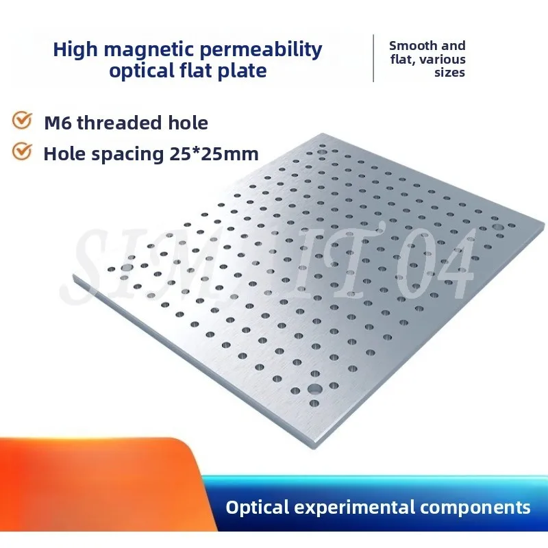 

Stainless Steel Optical Plate, Breadboard, High Magnetic Permeability Experimental Platform