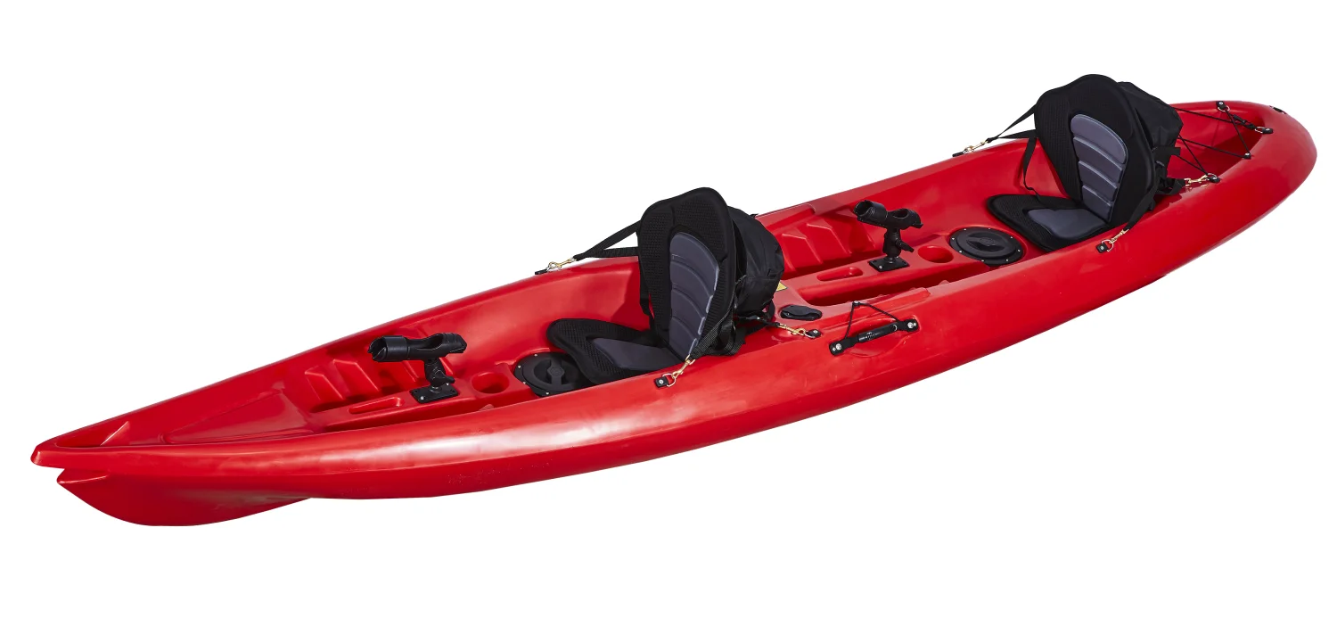 3.9m Double-Seater Rotomolded Plastic Kayak for River and Ocean Fishing for Family and Club Canoe Alternative view 4