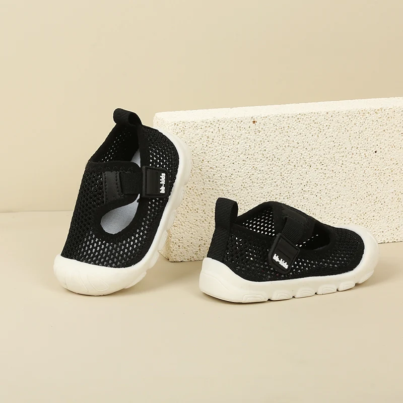 Toddler Girls Mesh Breathable Summer Sandals Non-Skid Baby Shoes 0-3Y Unisex Kids lightweight First Shoes-Suit for Fat feet