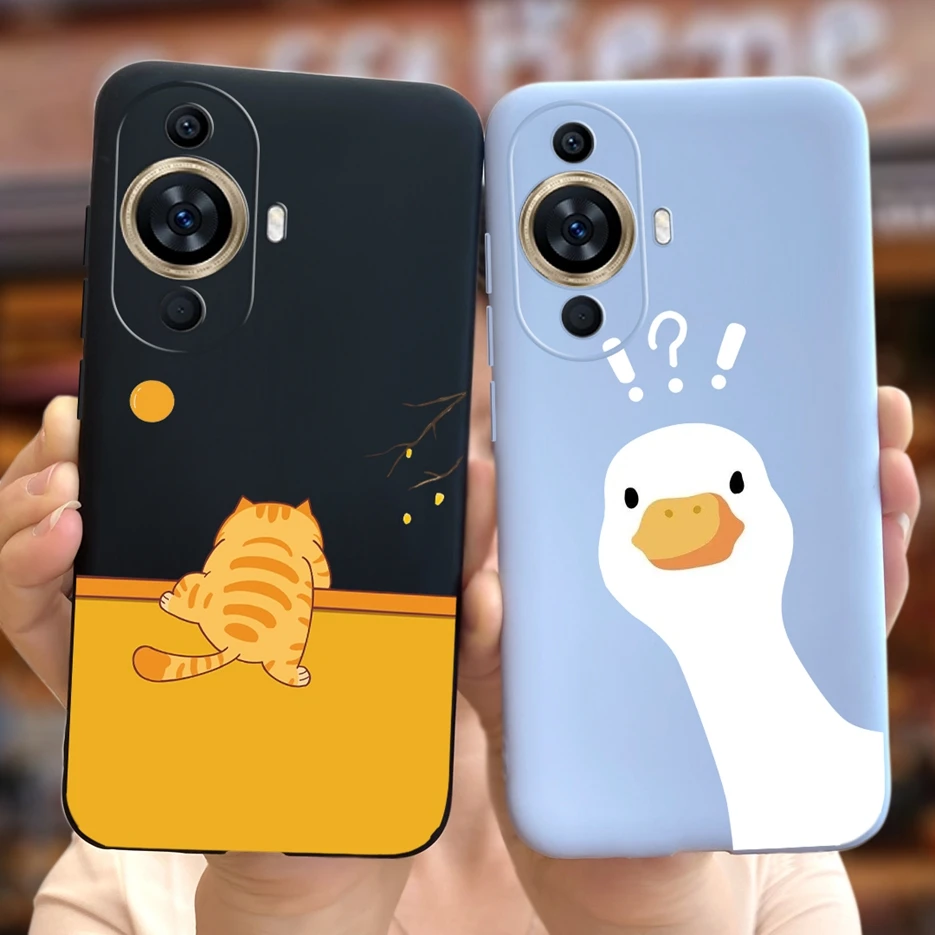 For Huawei Nova 11 Pro Case Nova 11i Cute Candy Painted Cover Soft Silicone Phone Case For Huawei Nova 11 Pro Nova11 Ultra Shell