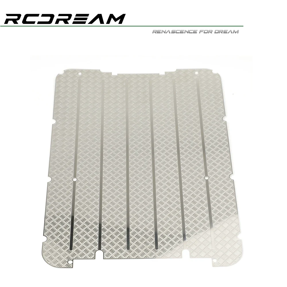 RCDream 1/10 Stainless Steel Sheet  for Wild-defender RD110 NAS Roof Rack Upgrade Option Parts #D1A8-1 / D1A8-1B