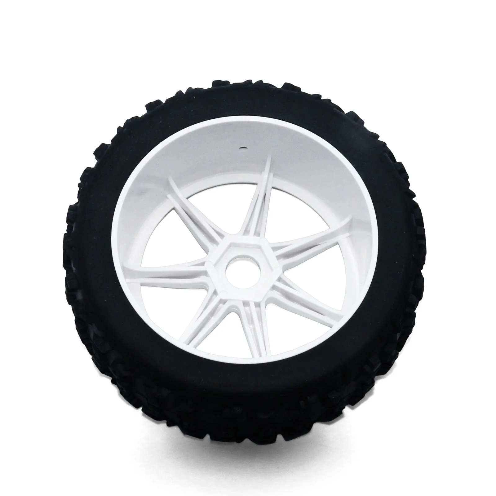 Neumáticos para vehículos todoterreno con control remoto 1/8, 4 piezas, 115 mm de diámetro, buje hexagonal de 17 mm, adecuados para Arrma Taifeng/Traxxas/Hpi Wr8, etc.