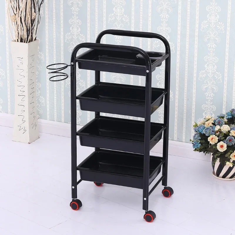 

Unique Nordic Trolley Nordic Luxury Storage Organizers Trolleys Simple Aesthetic Glamour Carrello Parrucchiere Salon Furniture
