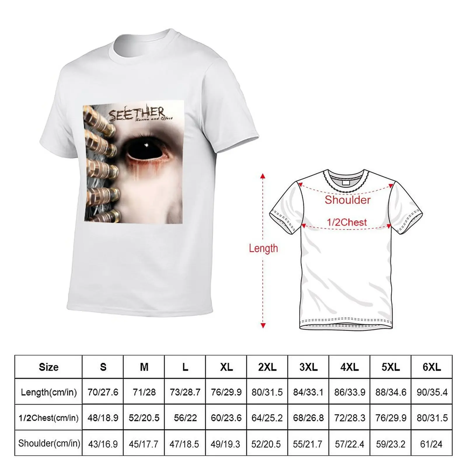 Seether Karma and Effect T-Shirt funny t shirts cotton man t shirt designer T-Shirt