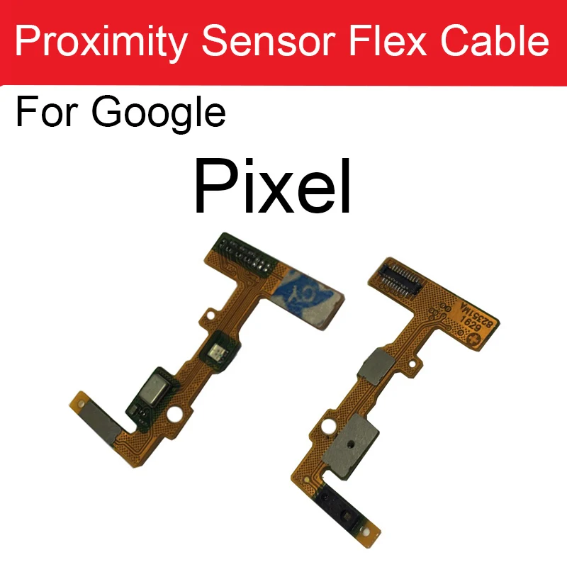 Promixity Light Sensor Flex Cable With Microphone For Google Pixel 2 2XL 3 3XL 3A 4 4A 4XL XL Flash Light Mic Flex Ribbon Parts