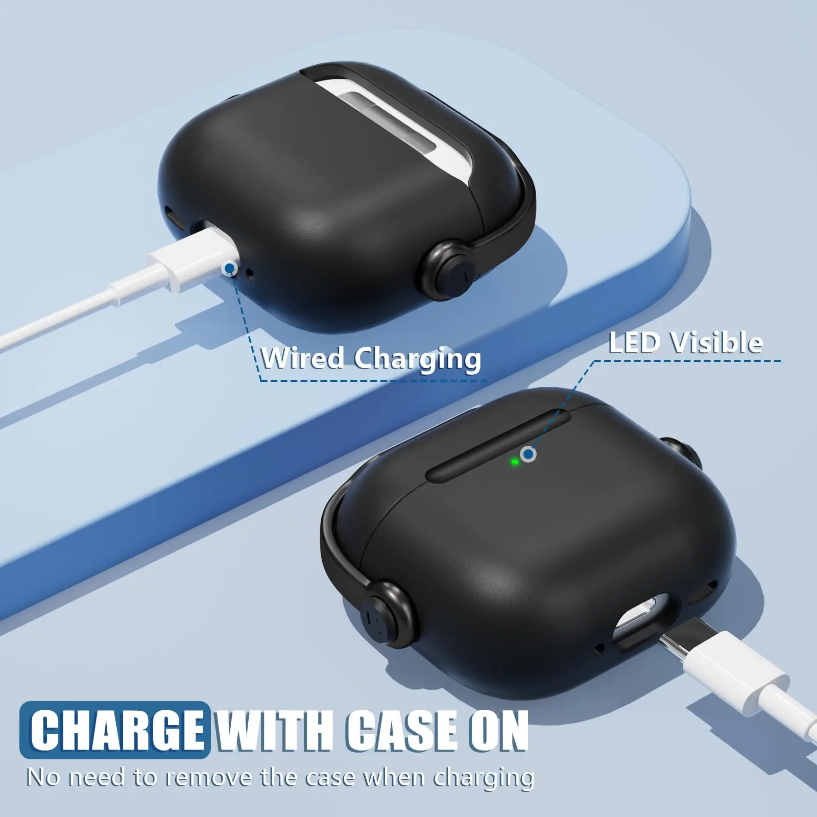 Новый чехол для Airpods 4 2024, чехол с набором для чистки, ремешок, креативный держатель для мобильного телефона, фиксирующий чехол для наушников AirPod Pro 2