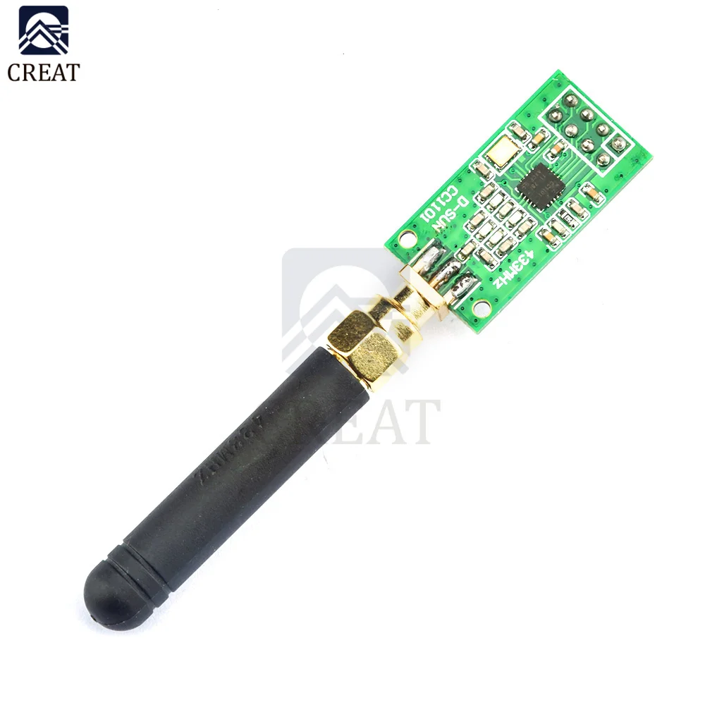 CC1101 Wireless RF Transceiver Board Module 315/433/868/915MHZ M115 Long Distance Transmission Antenna For FSK GFSK ASK OOK MSK