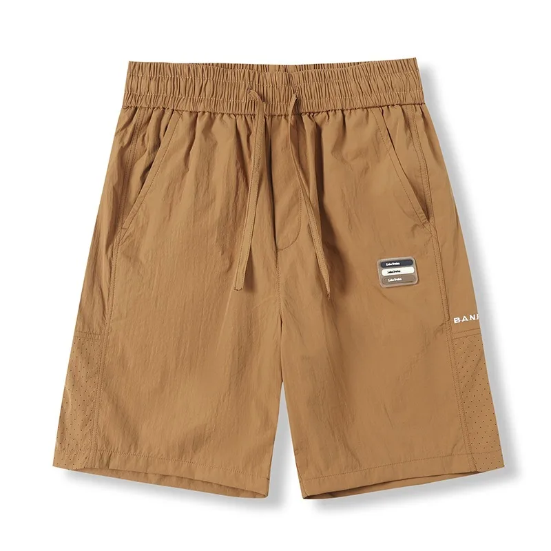 

Men's Summer Ice Silk Pants Casual Shorts Boys Loose Plus Size Men's Sports Shorts