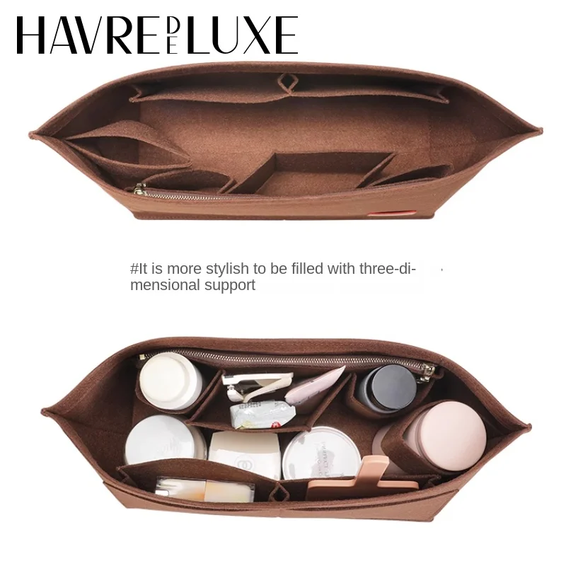 HAVREDELUXE Bag Organizer For Coach Tote Bag City33 Purse Insert Inner Liner Storage Bag Middle Bag Lining Bag Support