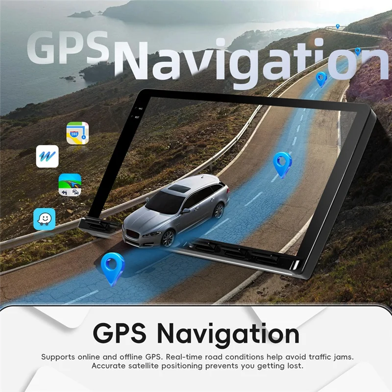Exquisite Wireless Carplay Android Auto Stereo Bluetooth FM GPS Wifi Android 15 9 Inch 2DIN Multimedia Player 2G+ 64G Car Radio