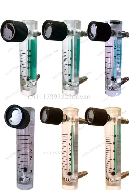 LF-Medical O2 Oxygen Flow Meter 0.1-1.5L/min Gas Flowmeter Counter Flow Indicator Regulator Device for Oxygen Concentrator