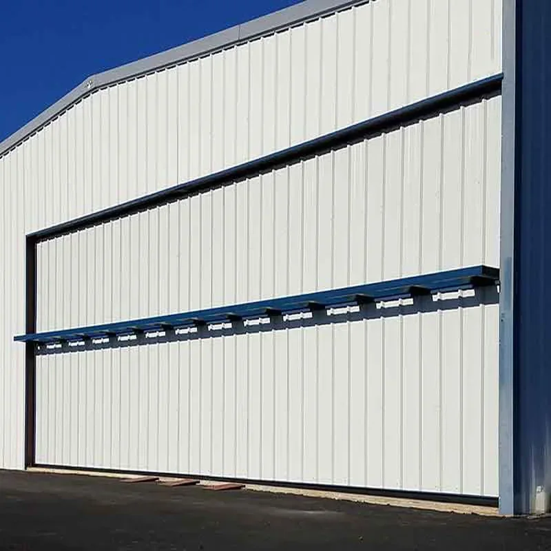 Exquisite Modern Design Windproof Large Beautiful Airport Hangar Door
