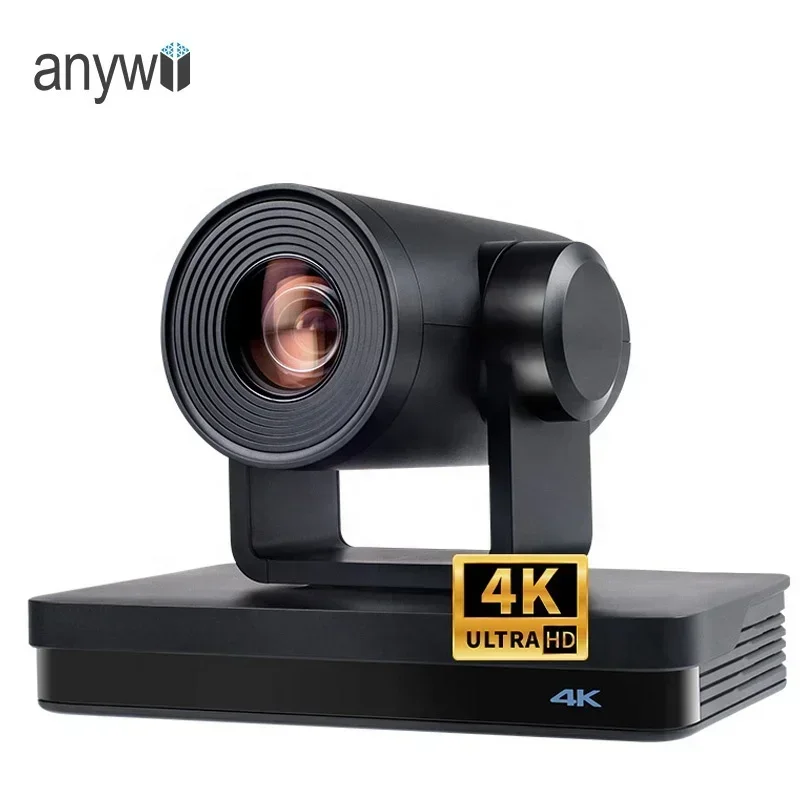 Anywii Fast Delivery  60fps 4K PTZ Camera 25x NDI AI Tracking Church Conference Room LiveStreaming ptz camera