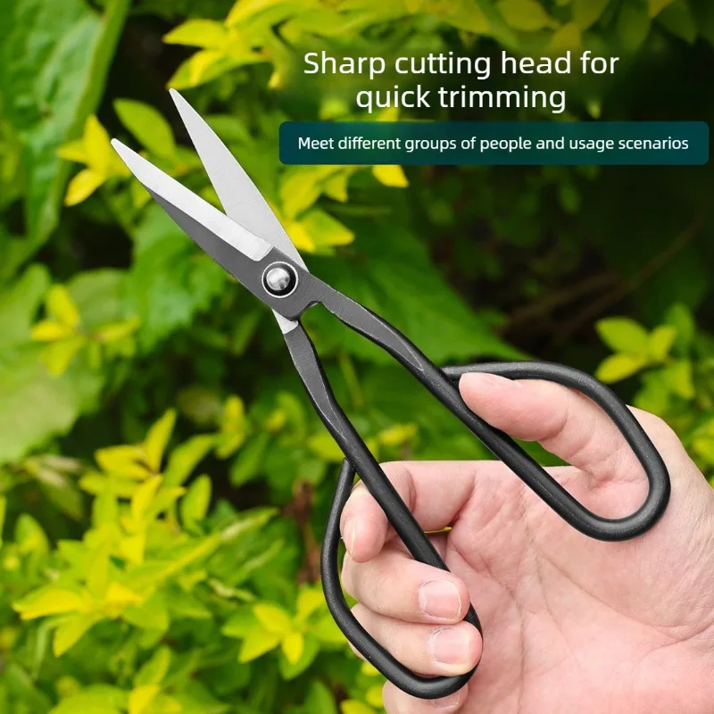 Tender Leaf Scissors Bonsai Tools Branch Scissors Extended Stainless Steel Gardening Scissors Tender Leaf Sprouts Pruning Scisso