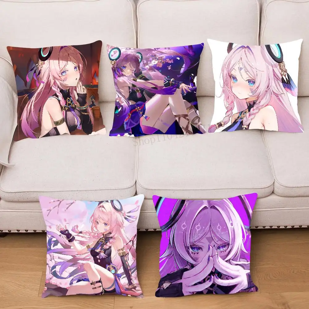 Citlali Genshin Impact Pillow Case Fashion Square Pillowcase Bedroom Sofa Room Ins Decoration Leisure
