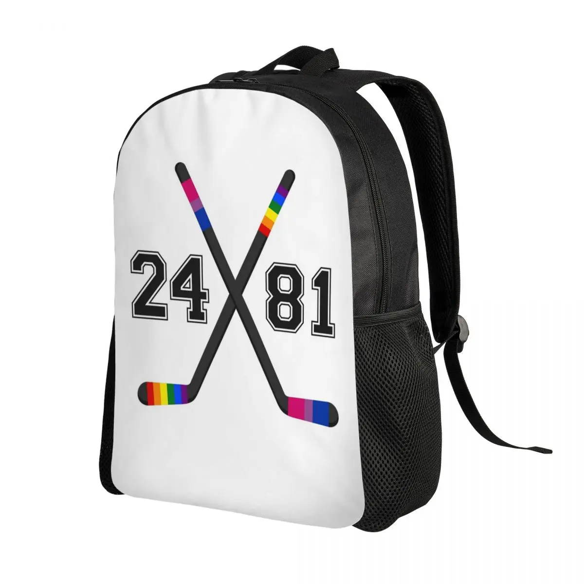 Shane Hollander Ilya Rozanov Pride Hockey Sticks Heated Rivalry Backpack Daypack Large Capacity BookBag School Bag Shoulder Bags