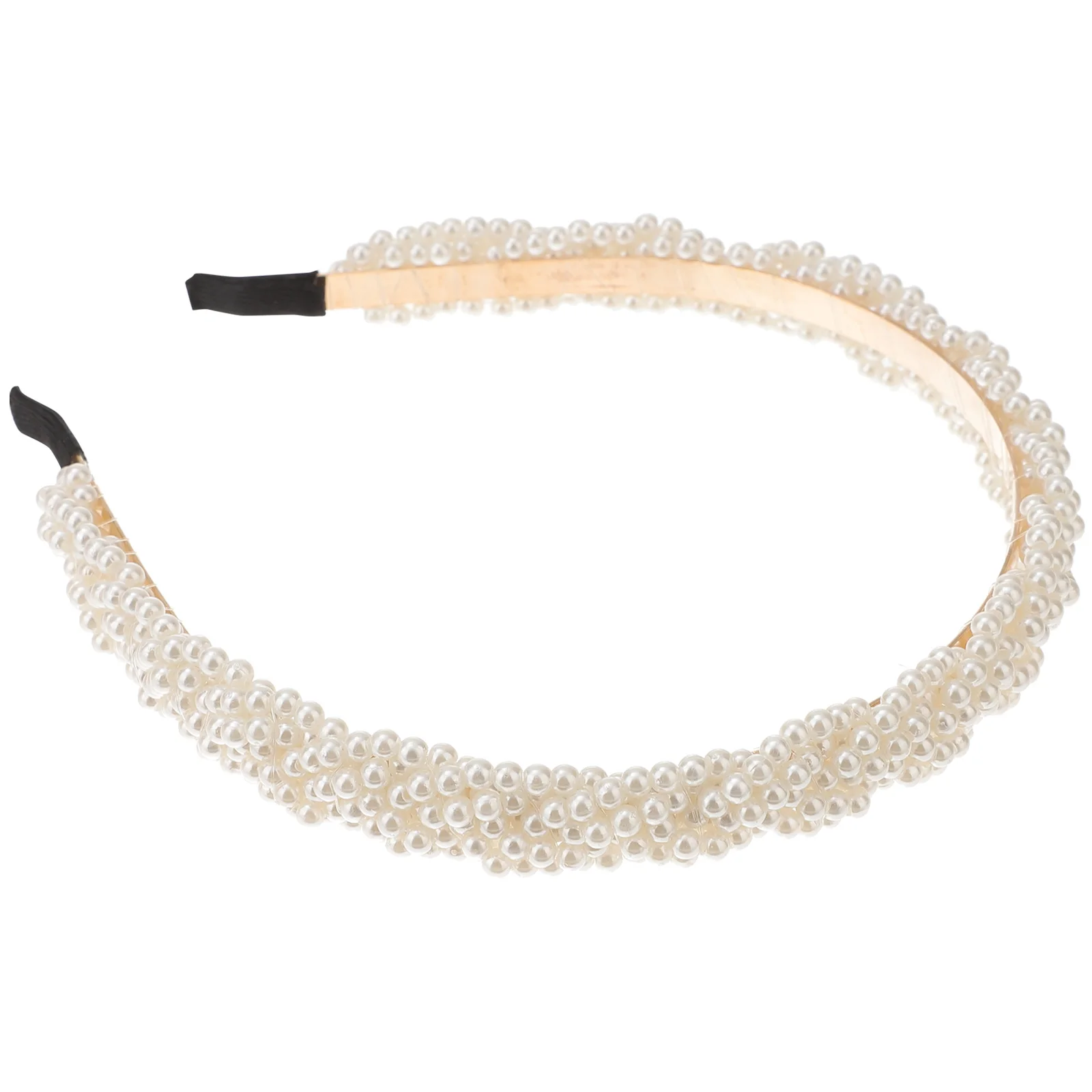 

1pc Pearl Headband Crystal Headdress Women Hair Accessories Bridal Thin Wedding Party Banquet Pearl Embellishment Durable
