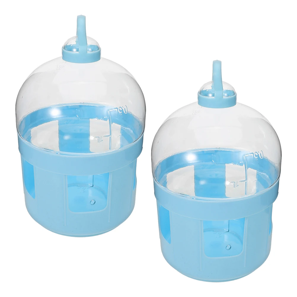

2pcs Pigeon Dispenser Feeder Bottle Large Mouth Abs Durable For Racing Indoor Bird Waterer Drinkers Supplies