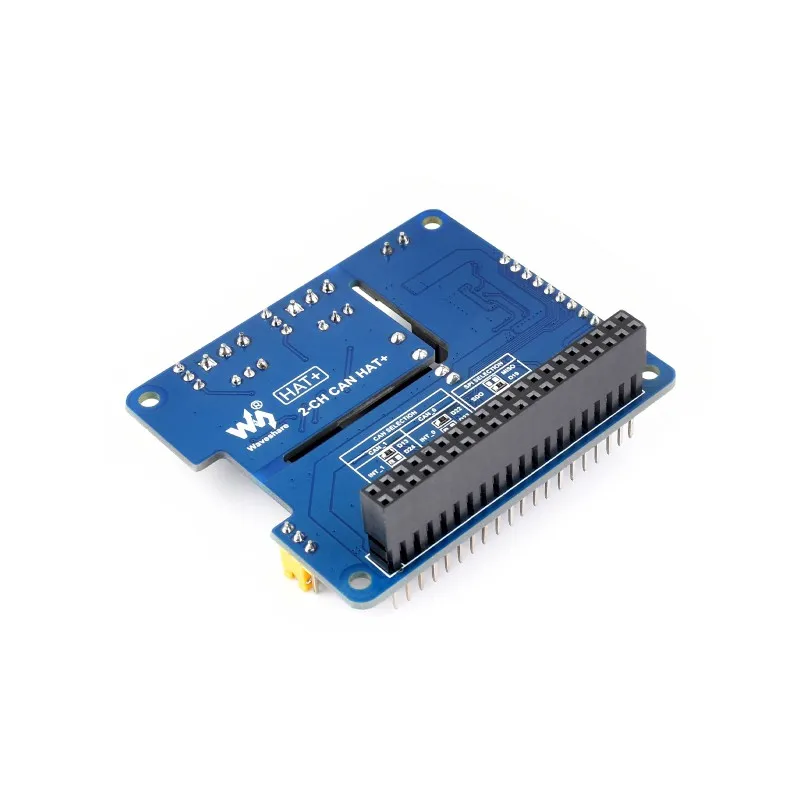 2-Channel Isolated CAN Bus Expansion HAT For Raspberry Pi DualChips SolutionStackable Design For Expanding Multiple CAN Channels