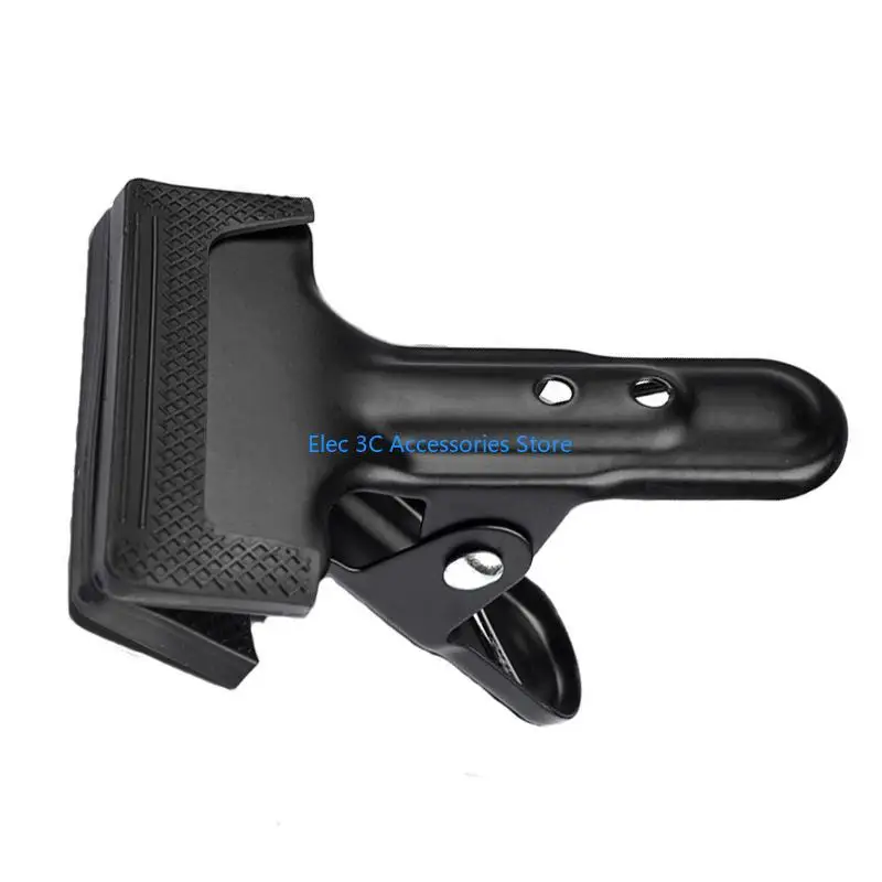 Y51A Heavy Duty Metal Clip Photography Backdrop Clamps Background Support Holder with Rubber Protective Pad for Photography