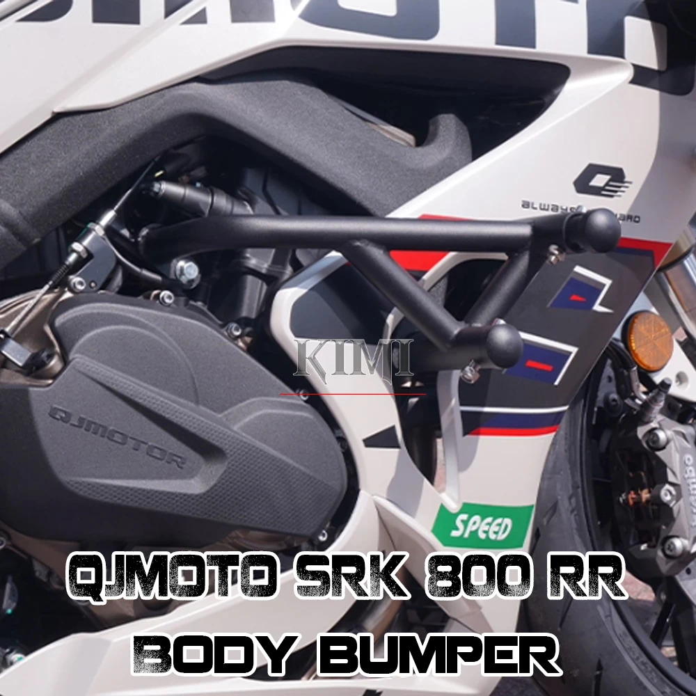 Pour QJMOTO SRK 800 RR 2025 – Barre de protection de carénage de moto en aluminium à ressort, accessoires de modification de pare-chocs avant