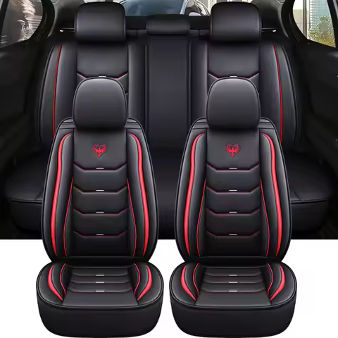Universal Leather Car Seat Cover For Skoda Kodiaq Chevrolet Sonic Renault Arkana Camry 70 W164 Accsesories Interior Covers