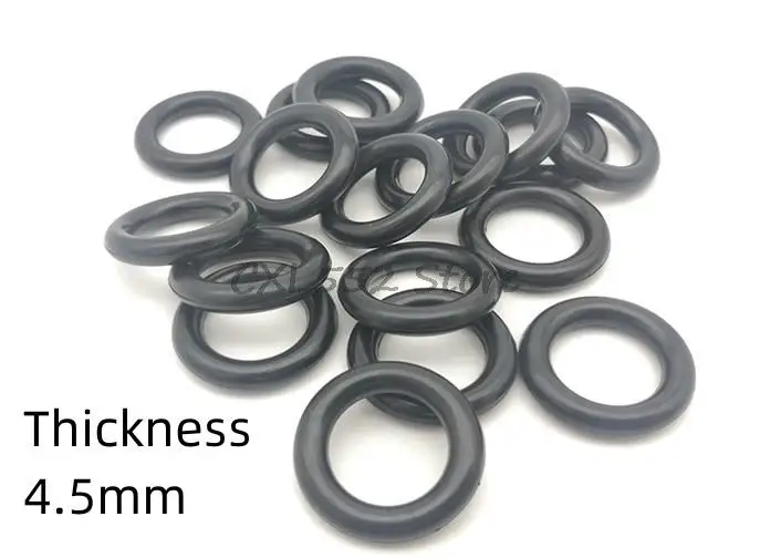 

1/5/10Pcs OD 15/20/23/25/26/27~92/94/96/97/98/99/100/102/103/104/108x4.5mm Black NBR O-Ring Sealing Rubber Ring Washer Gasket