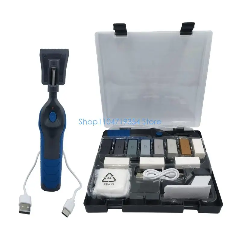 0XLD DIY Floor Repair With 11 Color Wax Block And Electric Heating Pen
