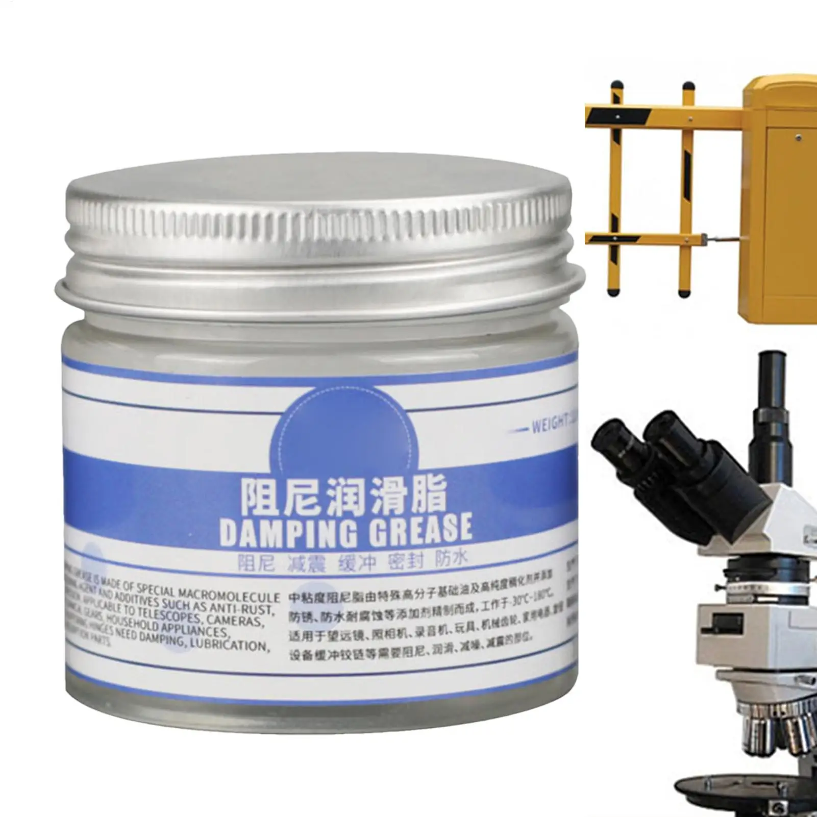 30/100g Damping Grease High Viscosity Mechanical Buffer Grease Anti-rust Polishing Abrasive Lubricating Grease For Rubber