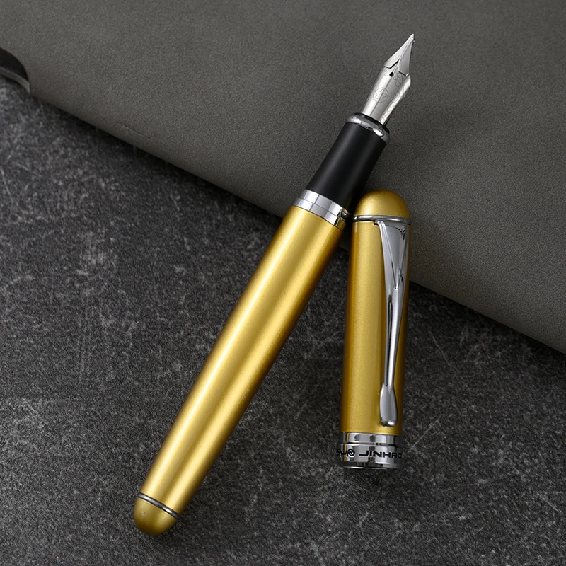 

Extremely Thick Hand-made Grinding Rounded Polished Thick Fountain Pen 4.0MM Nib Double-layer Long Knife Business Writing Pen
