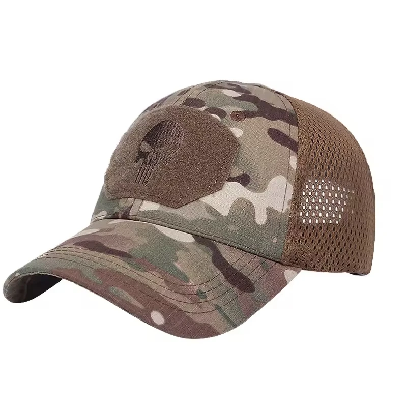 Outdoor Tactical Baseball Cap Embroidery Vintage Men's Cap Trekking Freshly Sun-baked Sun Hat