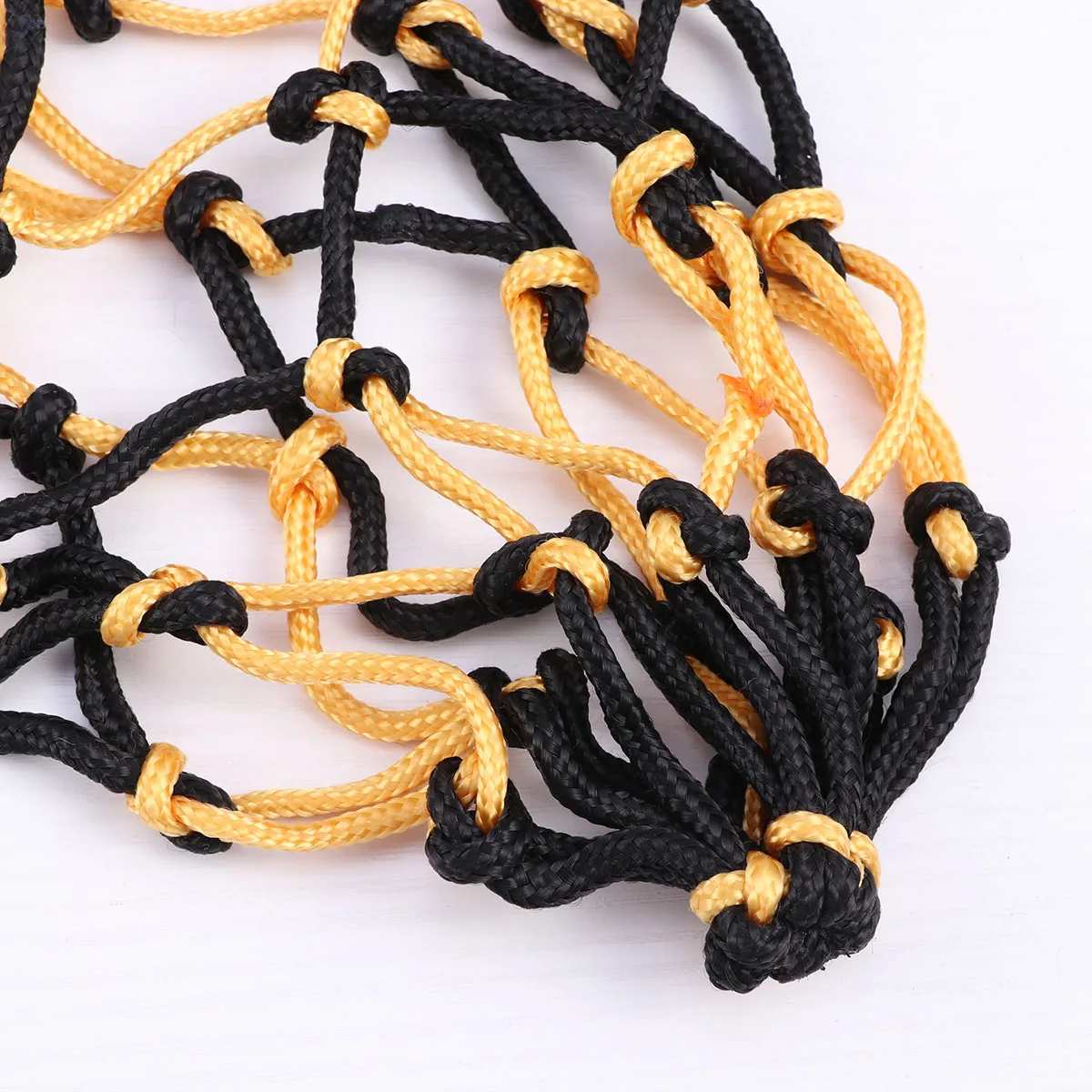 

5 Pcs Nylon Net Bag Football Drawstring Bags Storage Sports and Basketball Nets Black Mesh Snack for