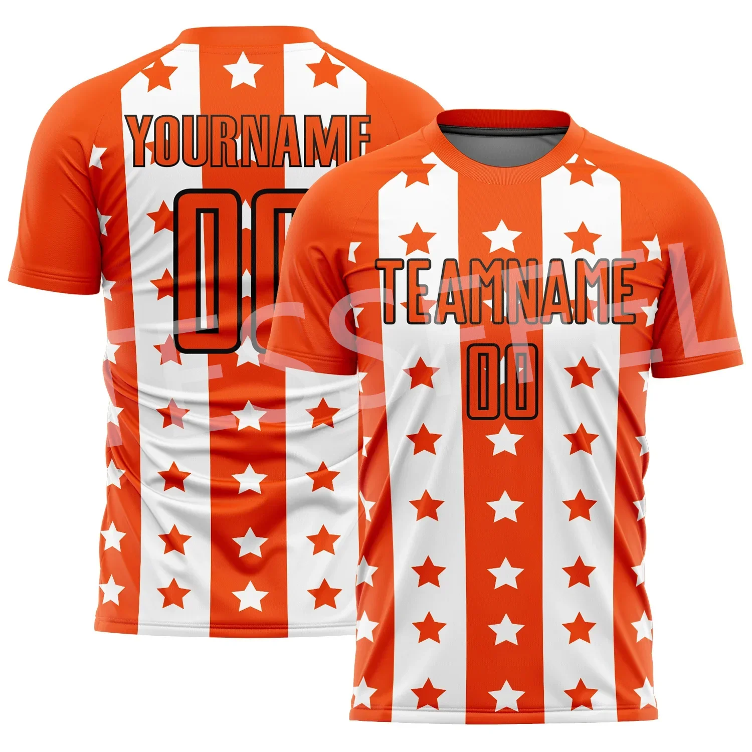 Custom Name Football Team Suits Soccer Sports Jersey Retro 3DPrint Summer Casual Harajuku T-Shirts Streetwear Short Sleeves XA1