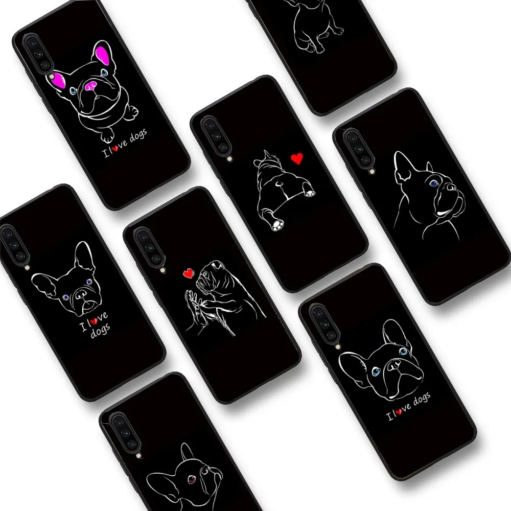 French Bulldog Phone Case For Xiaomi Mi 5X 8 9 10 11 12 lite pro 10T PocoX3pro PocoM3 Note 10 pro lite