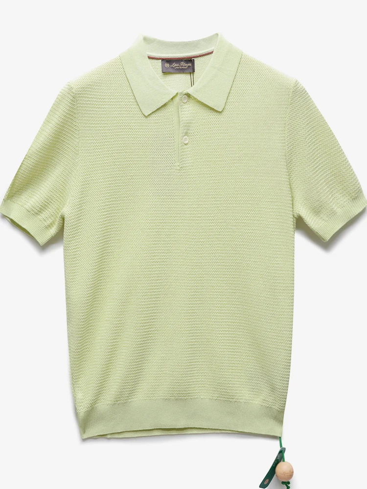 

High-End Linen Mix Knitted irt Breathable Cool ort Sve Men's Faionable Commuting Chinese Sle Regular Fit