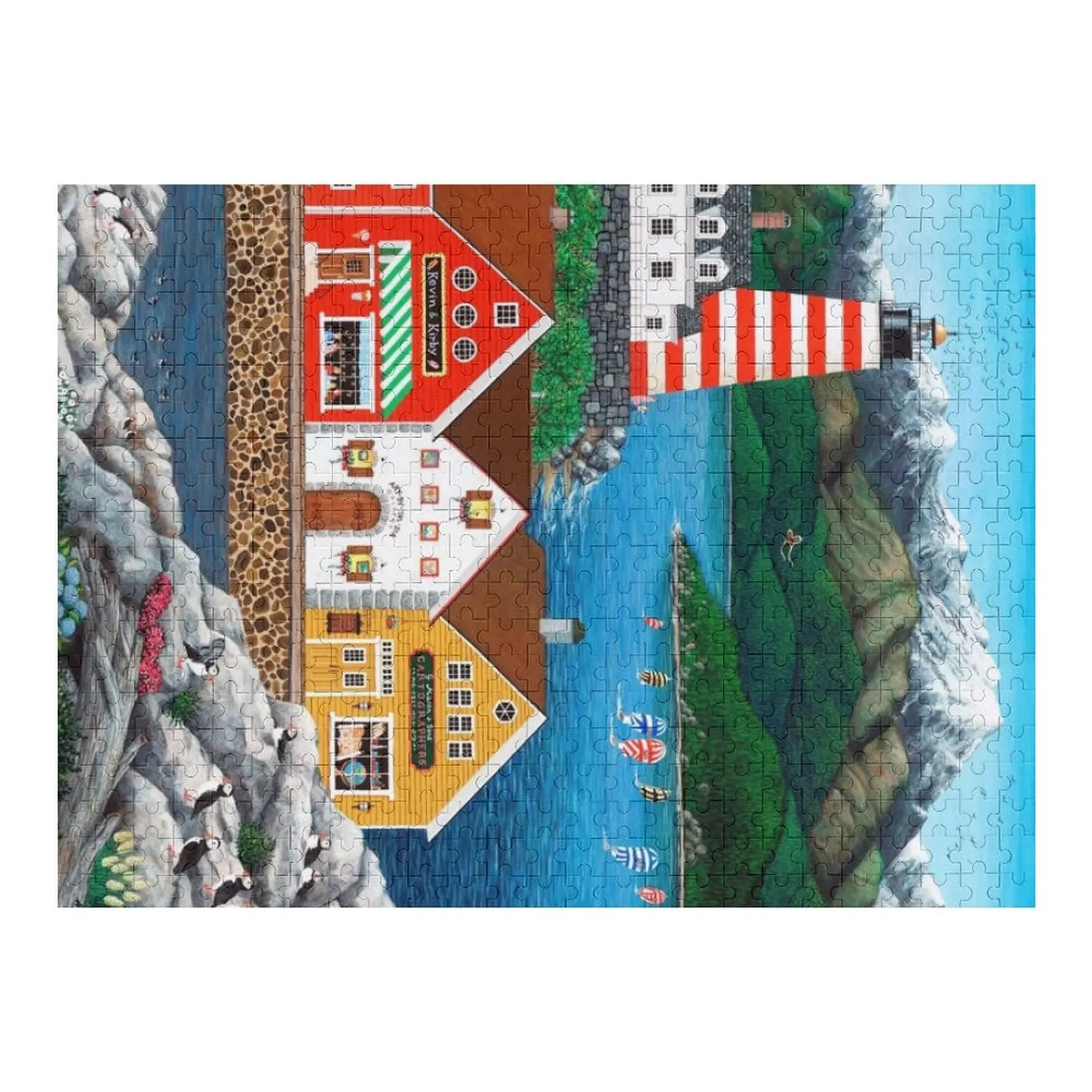 パフィンポイント ジグソーパズル 写真入り パーソナライズされたギフト 子供向けジグソーパズル