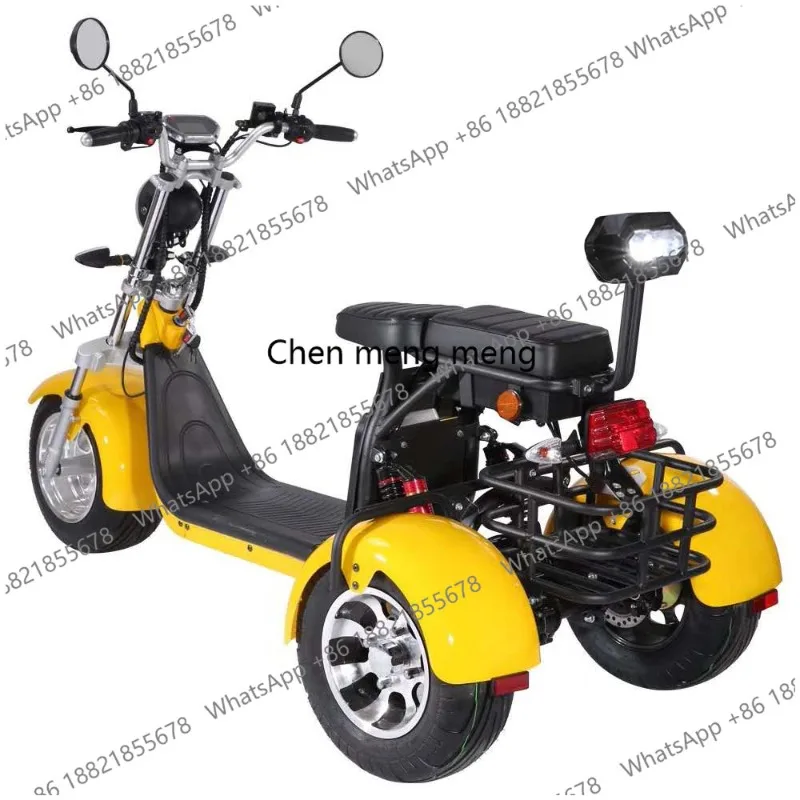 

hot selling Citycoco Electric Tricycle Three Wheel Electric Scooter With Passenger Seat Trike Chopper