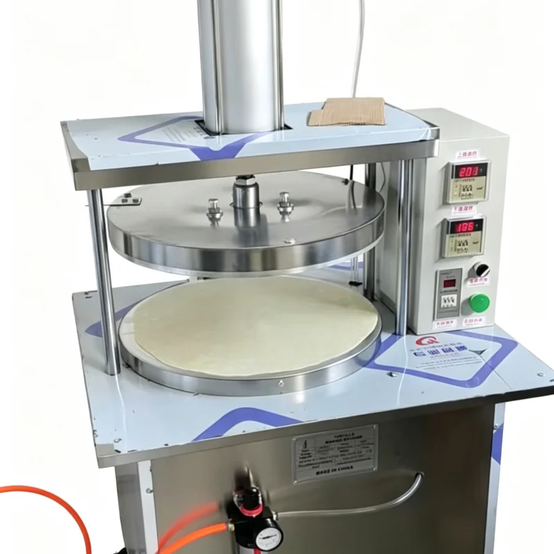 Multi-functional Automatic Flat Bread Maker Corn Tortilla Machine Pizza Dough Press Arabic Pita Roti Making Equipment