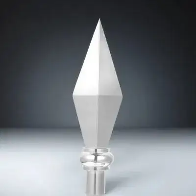 

Heavy Duty Flag Topper Aluminum Alloy Flagpole Head Replacement Corrosion Resistant Strong Build Flag Pole Topper for Garden