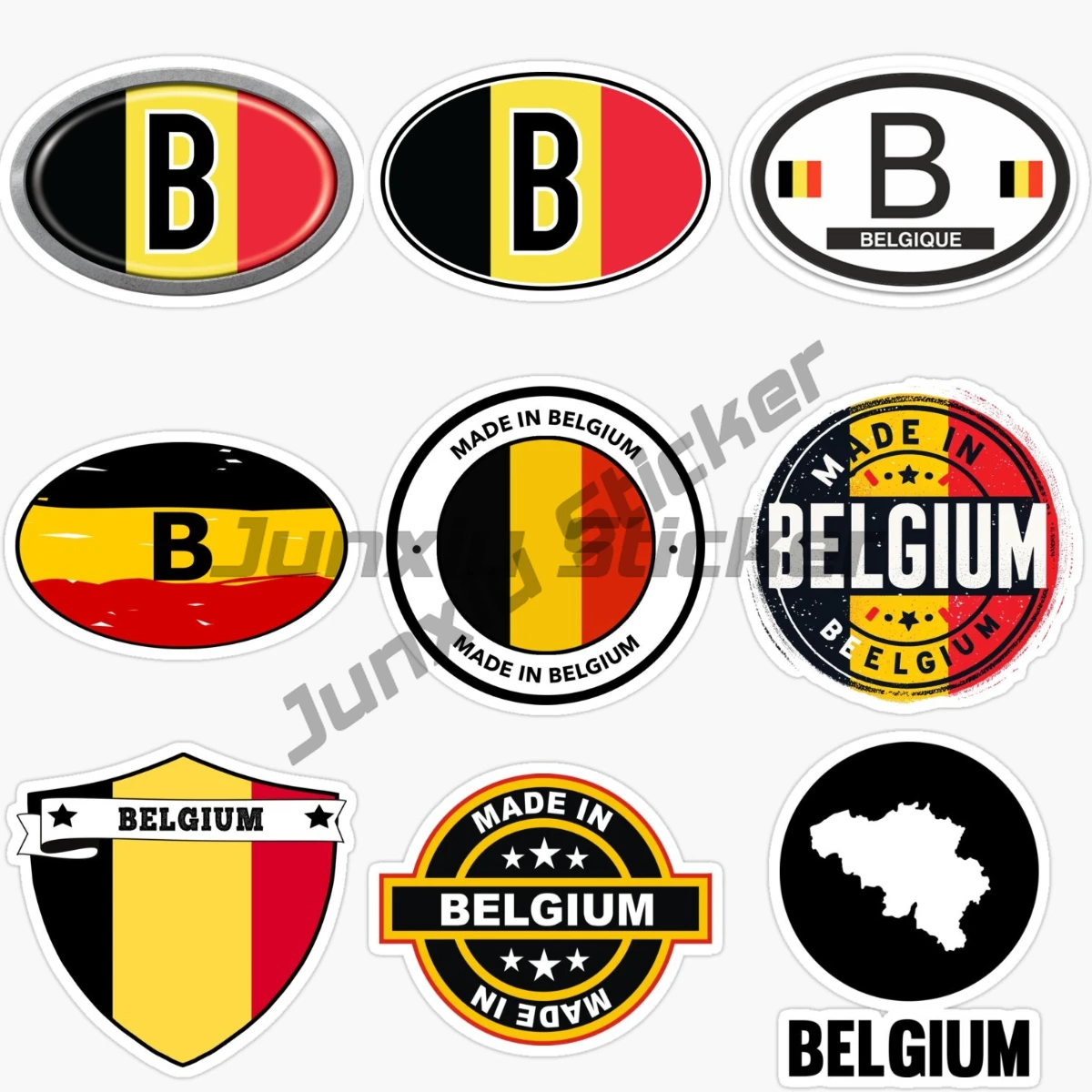 Belgium Flag Code B… - image